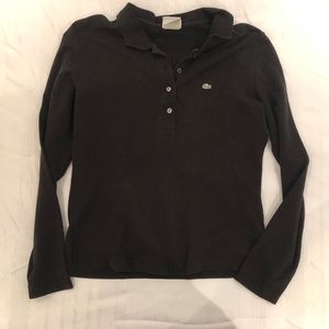 Lacoste Tops - Lacoste Polo Shirt Long Sleeve Cotton Stretch Lacoste Tops - Lacoste Polo Shirt Long Sleeve Cotton Stretch